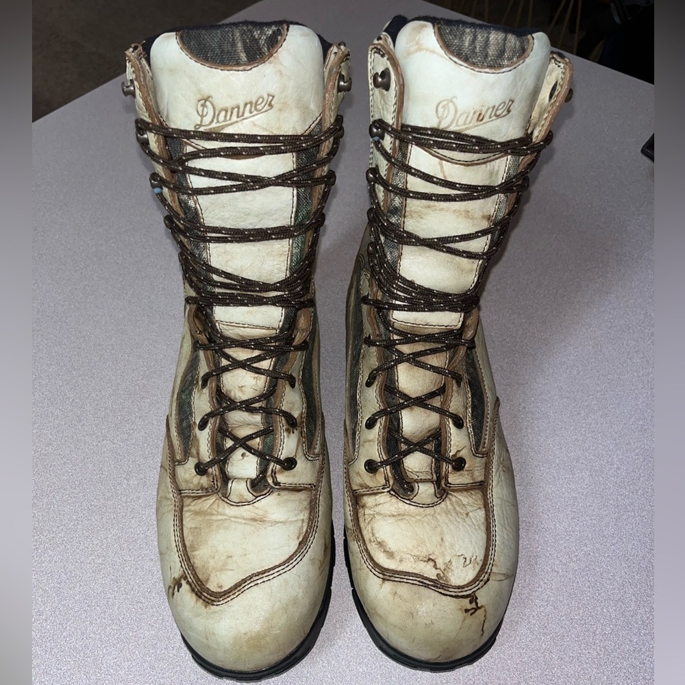 Rare Danner 8" Pronghorn Hunting Boots Camo Leather 1000G Insulated 42218